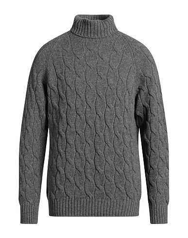 TAGLIATORE Polo neck Grey 100% Virgin Wool