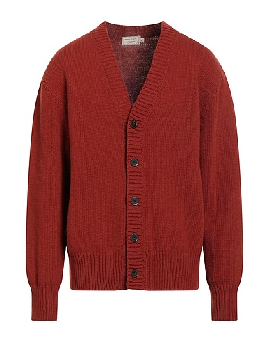 MAISON KITSUNÉ Cardigan Marrone 100% Lana Merino