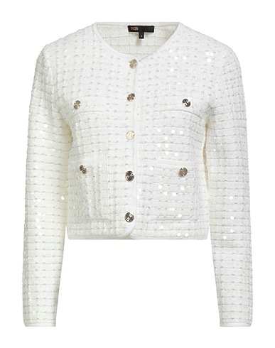 MAJE Cardigans 42% Viscose, 20% Coton, 19% Polyamide, 17% Fibres synthétiques, 2% Fibre métallique