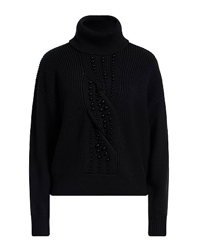 FRACOMINA Dolcevita Nero 50% Lana, 50% Acrilico