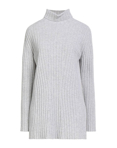 TWINSET Turtleneck Grey 85% Wool, 15% Cashmere
