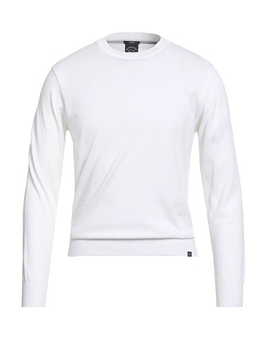 PAUL & SHARK Jumper White 100% Cotton