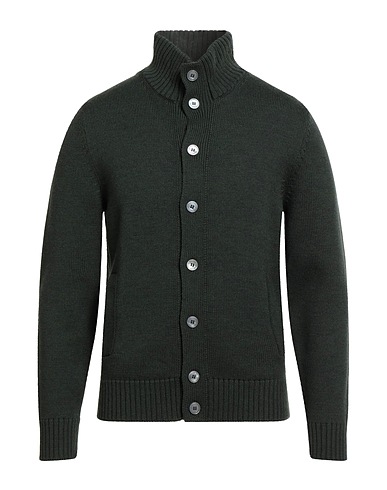 GRAN SASSO Cardigan Dark green 100% Virgin Wool