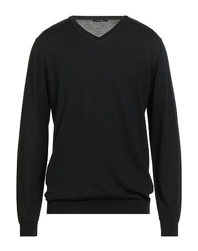 I'M FINE Sweater Black 100% Merino Wool