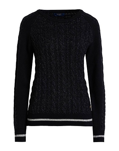 YES ZEE by ESSENZA Πουλόβερ SPORTY CHIC Μαύρο 40% Πολυεστέρας, 38% Βισκόζη, 15% Πολυαμίδη, 7% Μεταλλική ίνα