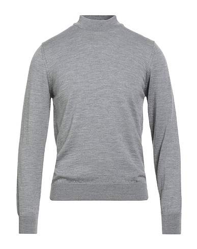 GIOFERRARI Polo neck Grey 100% Merino Wool