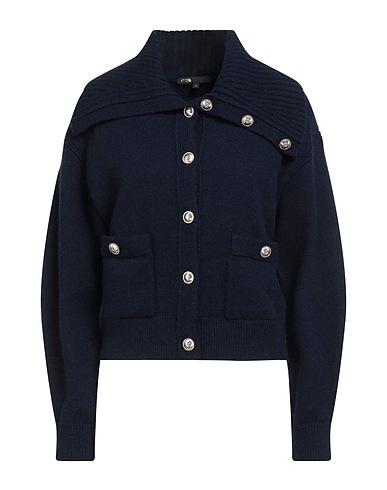MAJE Strickjacke Nachtblau 47% Acryl, 24% Wolle, 18% Alpakawolle, 11% Polyester