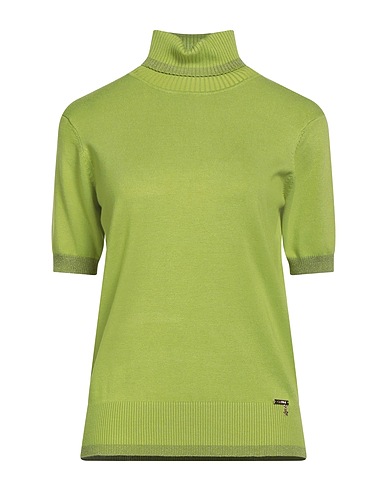 GAUDÌ Turtleneck Green 70% Viscose, 28% Polyamide, 2% Polyester