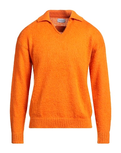 FAMILY FIRST  Milano Jumper Orange 50% Mohair wool, 30% Polyamide, 20% Polyacrylic