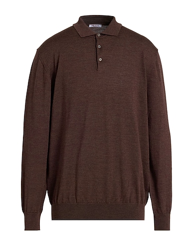 GIOFERRARI Jumper Dark brown 100% Merino Wool