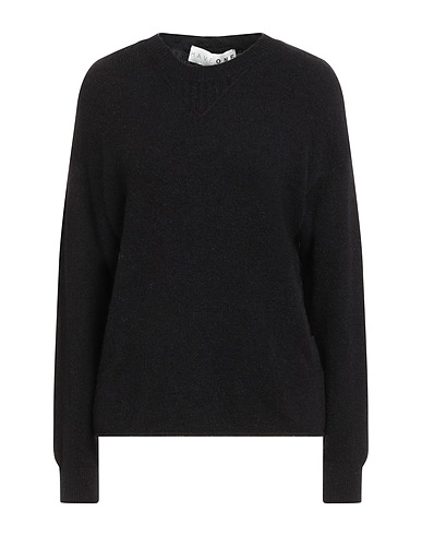 HAVEONE Pullover Nero 38% Poliammide, 32% Acrilico, 27% Lana di alpaca, 3% Elastan