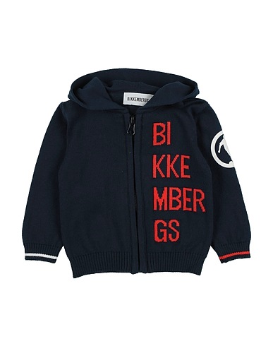 BIKKEMBERGS Cardigan Midnight blue 100% Cotton