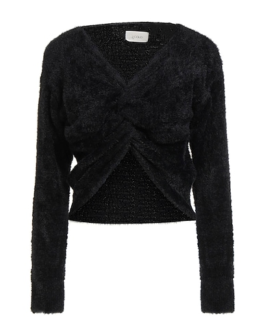 VICOLO Pullover Nero 52% Viscosa, 20% Poliammide, 18% Lana, 10% Nylon