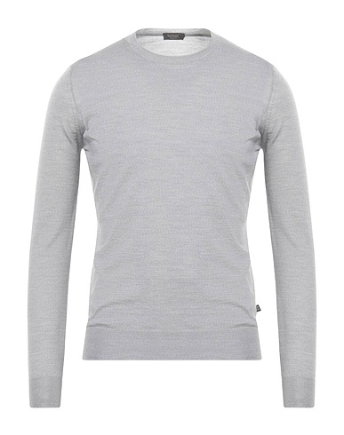 FERRANTE Jumper Light grey 100% Merino Wool