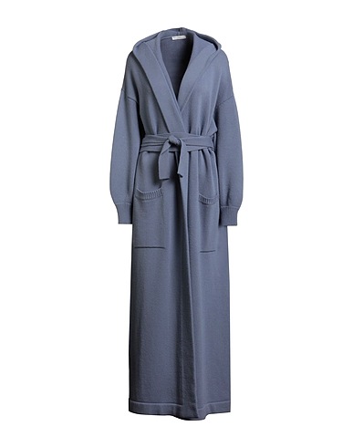 FEDELI Cardigan Slate blue 70% Virgin Wool, 30% Cashmere