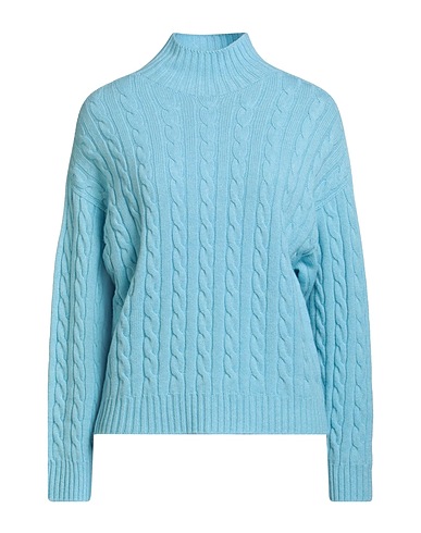 PESERICO Turtleneck Sky blue 70% Virgin Wool, 20% Silk, 10% Cashmere