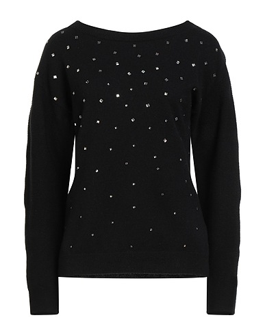 ANNECLAIRE Sweater Black 90% Wool, 10% Cashmere