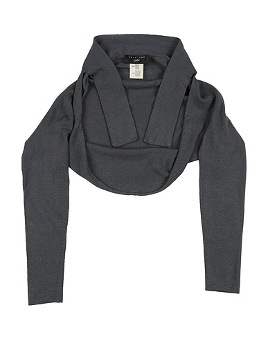 TWINSET Shrug Charcoal 84% Viscose, 16% Polyester