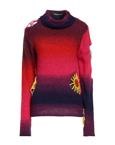 SUSAN FANG Turtleneck Fuchsia 75% Polyacrylic, 15% Wool, 10% Alpaca wool