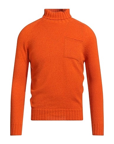 H953 Turtleneck Orange 90% Merino Wool, 10% Cashmere