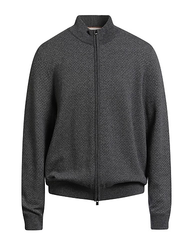 BOSS Cardigan Grey 77% Virgin Wool, 23% Cotton