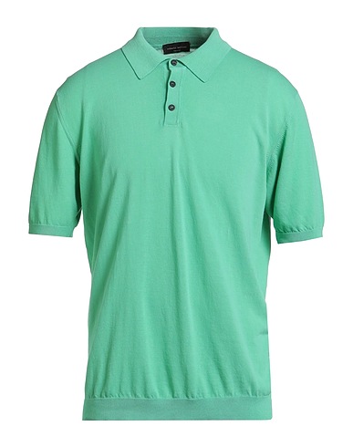 ROBERTO COLLINA Jumper Light green 100% Cotton