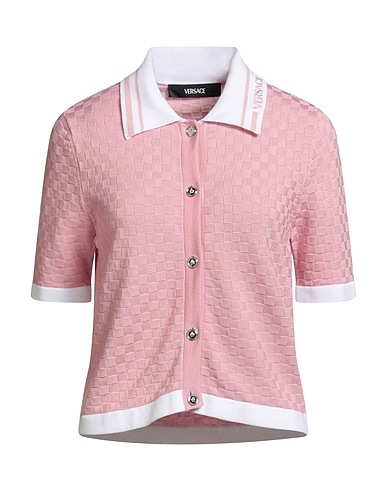 VERSACE Cardigan Rosa 85% Cotone, 15% Viscosa