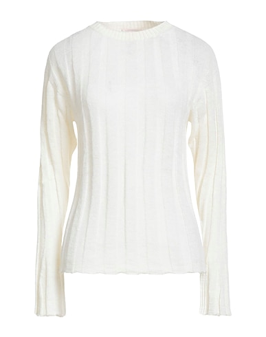 SEMICOUTURE Sweater Ivory 60% Alpaca wool, 30% Polyamide, 10% Virgin Wool