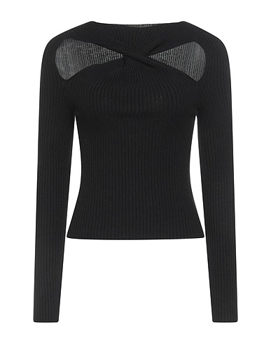 HAVEONE Sweater Black 50% Viscose, 27% Polyester, 23% Polyamide