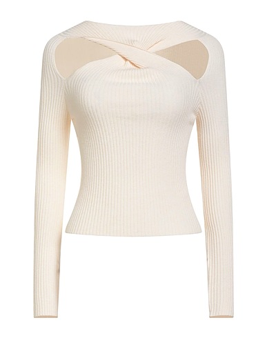 HAVEONE Pullover Panna 50% Viscosa, 27% Poliestere, 23% Poliammide