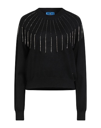 FRESH FLOWER Pullover Nero 51% Viscosa, 28% Poliestere, 21% Nylon
