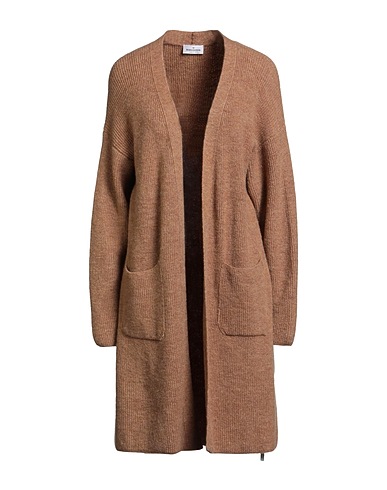 REBEL QUEEN by LIU •JO Cardigan Camel 70% Acrylic, 10% Polyamide, 10% Polyester, 10% Wool