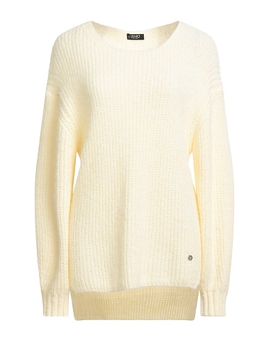 LIU •JO Jumper Ivory 40% Alpaca wool, 31% Acrylic, 29% Polyamide