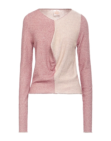 VIVIENNE WESTWOOD Sweater Mauve 42% Wool, 35% Pima Cotton, 15% Hemp, 8% Polyamide