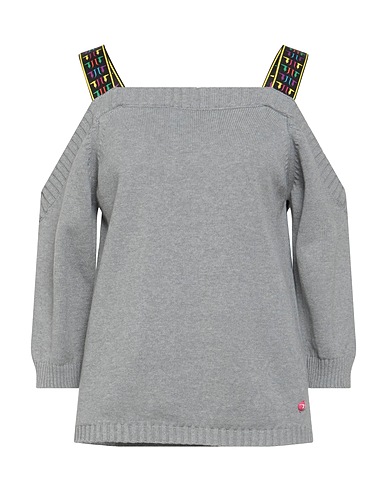 TRUSSARDI JEANS Jumper Grey 100% Cotton