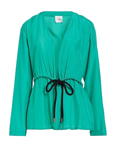 ALYSI Solid colour shirts & blouses CRÈME 100% Silk