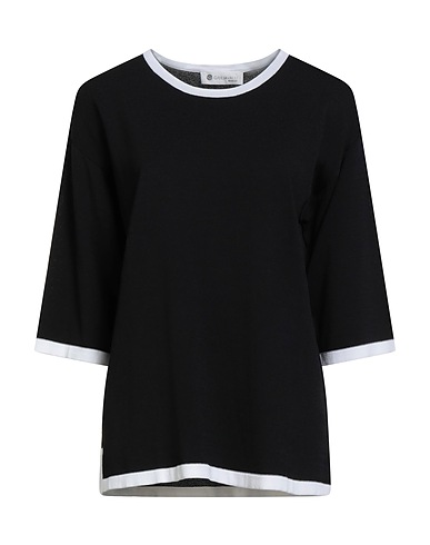 GIULIA VALLI Jumper Black 65% Viscose, 35% Polyamide