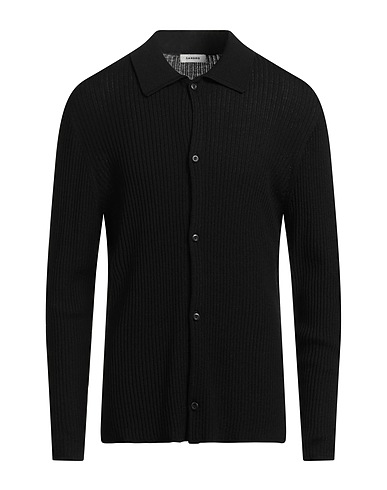SANDRO Cardigan Black 69% Wool, 31% Acrylic, Polyamide, Elastane