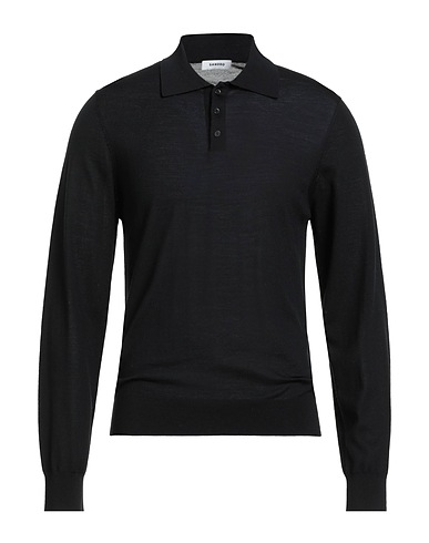 SANDRO Sweater Black 100% Wool, Elastane