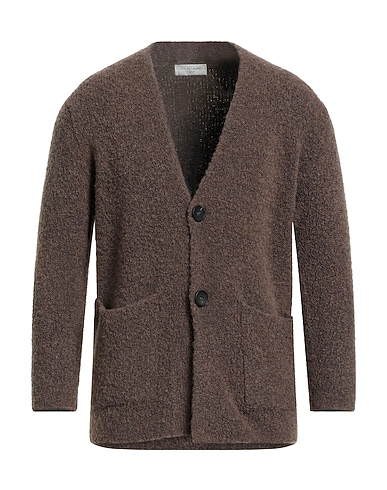 FILIPPO DE LAURENTIIS Cardigan 51% Merino Wool, 34% Camel wool, 13% Polyamide, 2% Elastane