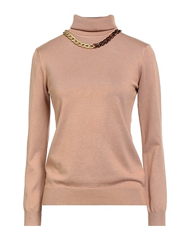 FRACOMINA Turtleneck Camel 80% Viscose, 20% Polyamide