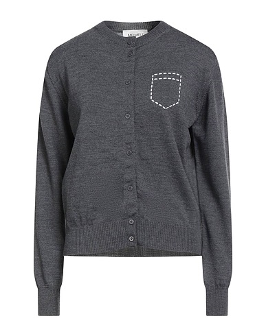 MEIMEIJ Cardigan Gunmetal 100% Virgin Wool