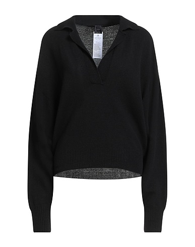PINKO Pullover Nero 85% Lana, 15% Cachemire