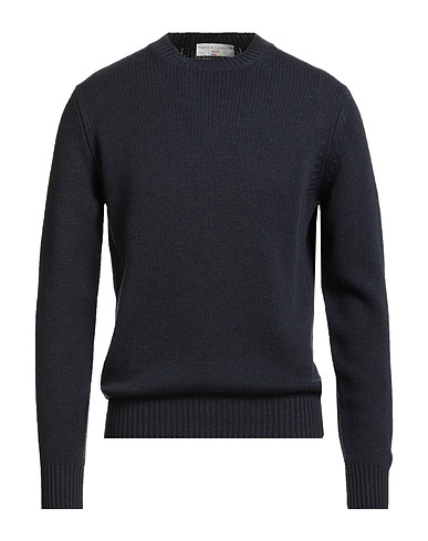 FILIPPO DE LAURENTIIS Jumper Midnight blue 75% Super 120s Wool, 15% Silk, 10% Cashmere