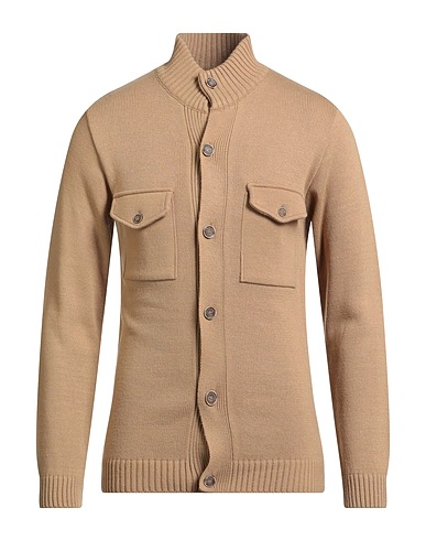 EREDI DEL DUCA Cardigan Sand 50% Wool, 50% Acrylic