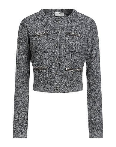 ELISABETTA FRANCHI Cardigan Black 47% Wool, 47% Acrylic, 6% Polyamide