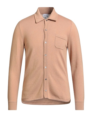 FTC Solid colour shirt Sand 50% Cashmere, 50% Lyocell