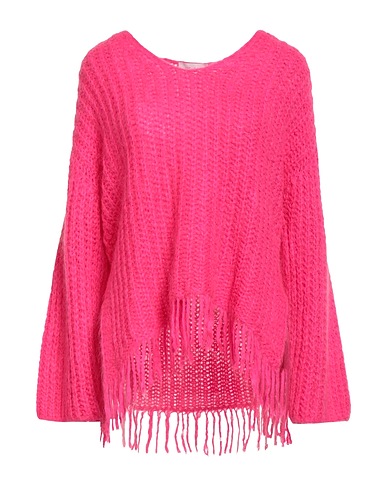 MOTEL Sweater Fuchsia 40% Acrylic, 30% Polyamide, 25% Mohair wool, 5% Wool