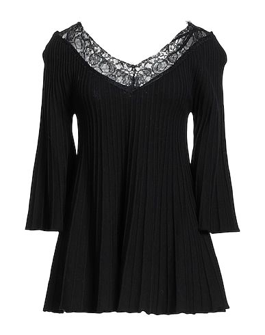 FRACOMINA Sweater COLLECTION Black 80% Viscose, 20% Nylon