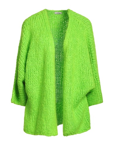 FRACOMINA Cardigan COLLECTION Lime green 59% Polyester, 20% Mohair wool, 11% Wool, 10% Polyamide